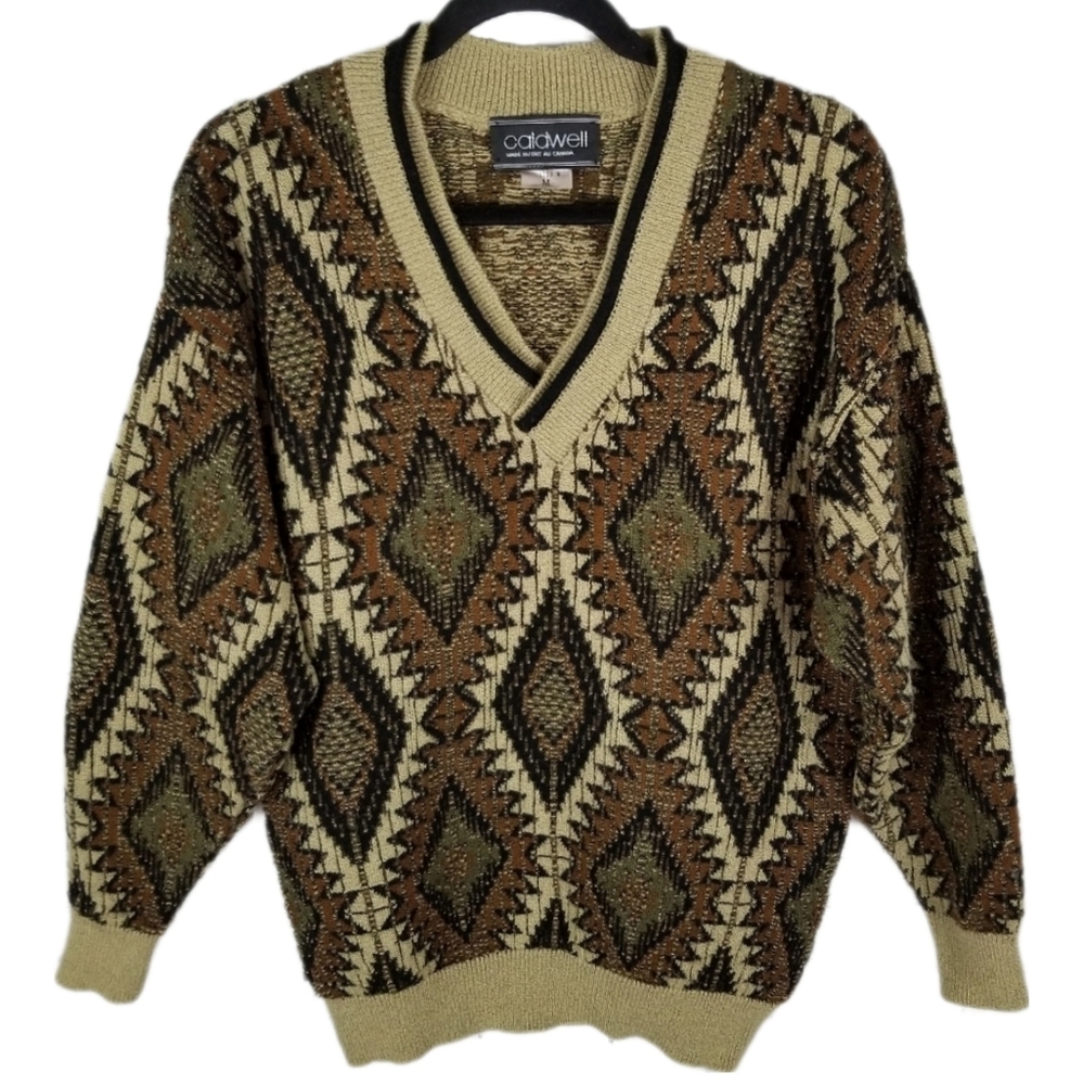 CALDWELL OF CANADA | vintage mohair wool grandpa sweater